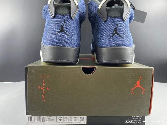 Official Maikesneakers CT5350-401 Air 6 Denim Jordan Washed 0713